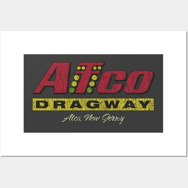 Atco Dragway Xmas Tree 1960 Wall Art by JCD666